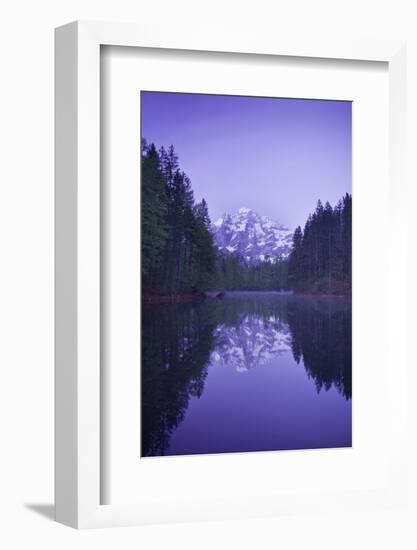 Austria, Upper Austria, Almtal (Valley), Gro§er …dsee (Lake), Gro§er Priel (Lake-Rainer Mirau-Framed Photographic Print