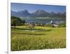 Austria, Upper Austria, Saint Wolfgang, Lake Wolfgangsee, Steeple-Rainer Mirau-Framed Photographic Print