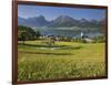 Austria, Upper Austria, Saint Wolfgang, Lake Wolfgangsee, Steeple-Rainer Mirau-Framed Photographic Print