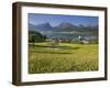 Austria, Upper Austria, Saint Wolfgang, Lake Wolfgangsee, Steeple-Rainer Mirau-Framed Photographic Print