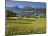 Austria, Upper Austria, Saint Wolfgang, Lake Wolfgangsee, Steeple-Rainer Mirau-Mounted Photographic Print