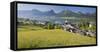 Austria, Upper Austria, St. Wolfgang, Lake Wolfgangsee, Steeple-Rainer Mirau-Framed Stretched Canvas