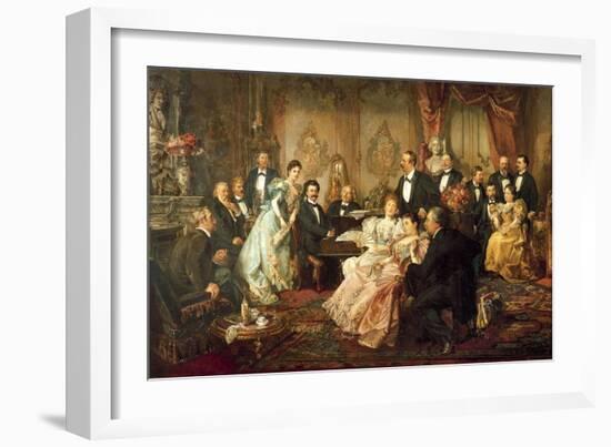 Austria, Vienna, a Night with Johann Strauss-null-Framed Giclee Print