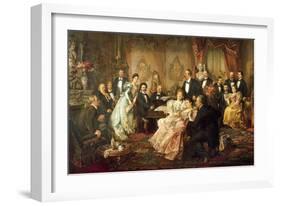 Austria, Vienna, a Night with Johann Strauss-null-Framed Giclee Print