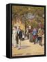 Austria, Vienna, a Walk in the Prater Painting-null-Framed Stretched Canvas