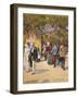 Austria, Vienna, a Walk in the Prater Painting-null-Framed Giclee Print