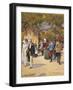 Austria, Vienna, a Walk in the Prater Painting-null-Framed Giclee Print