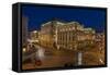 Austria, Vienna, Back View of the State Opera-Gerhard Wild-Framed Stretched Canvas