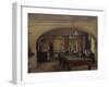 Austria, Vienna Cafe Interior with Billiards Table-null-Framed Giclee Print