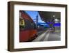 Austria, Vienna, Central Station, Platform-Gerhard Wild-Framed Photographic Print