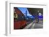 Austria, Vienna, Central Station, Platform-Gerhard Wild-Framed Photographic Print