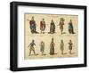 Austria, Vienna, Costume Sketch for Performance the Magic Flute, at Kindertheater-null-Framed Giclee Print