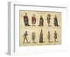 Austria, Vienna, Costume Sketch for Performance the Magic Flute, at Kindertheater-null-Framed Giclee Print