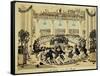 Austria,Vienna, Couples Dancing the Gallop-Andreas Geiger-Framed Stretched Canvas