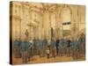 Austria, Vienna, Emperor Franz Joseph I of Austria with Staff at Schonbrunn Palace-null-Stretched Canvas