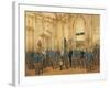 Austria, Vienna, Emperor Franz Joseph I of Austria with Staff at Schonbrunn Palace-null-Framed Giclee Print