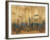 Austria, Vienna, Emperor Franz Joseph I of Austria with Staff at Schonbrunn Palace-null-Framed Giclee Print