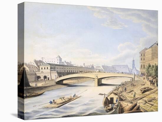 Austria, Vienna, Ferdinand Bridge-null-Stretched Canvas