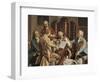 Austria, Vienna, Franz Joseph Haydn Conducting a String Quartet-null-Framed Giclee Print