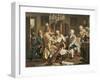 Austria, Vienna, Franz Joseph Haydn Conducting a String Quartet-null-Framed Giclee Print