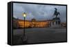 Austria, Vienna, Heldenplatz, Hofburg, Equestrian Statue Archduke Charles-Gerhard Wild-Framed Stretched Canvas