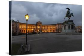 Austria, Vienna, Heldenplatz, Hofburg, Equestrian Statue Archduke Charles-Gerhard Wild-Stretched Canvas