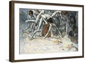 Austria, Vienna, Illustration of Dante Alighieri's Divine Comedy-null-Framed Giclee Print