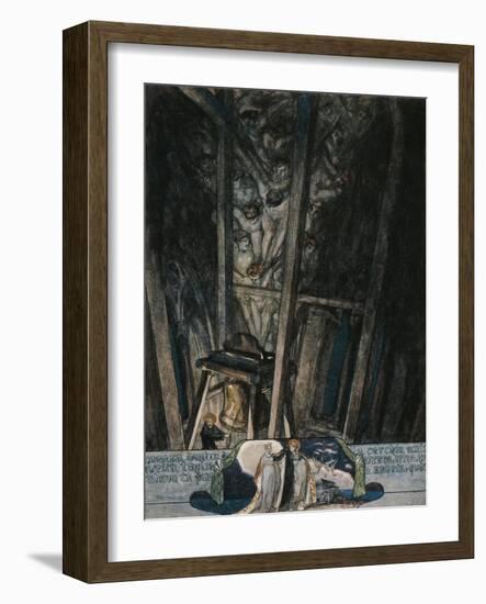 Austria, Vienna, Illustration of Dante Alighieri's Divine Comedy-null-Framed Giclee Print