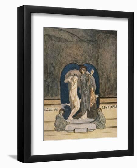 Austria, Vienna, Illustration of Dante Alighieri's Divine Comedy-null-Framed Premium Giclee Print