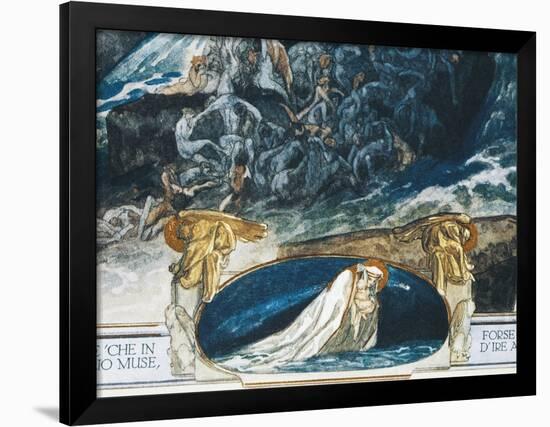 Austria, Vienna, Illustration of Dante Alighieri's Divine Comedy-null-Framed Giclee Print