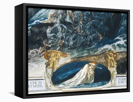 Austria, Vienna, Illustration of Dante Alighieri's Divine Comedy-null-Framed Stretched Canvas