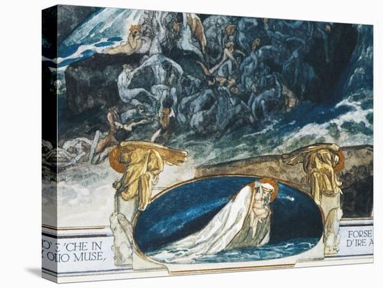 Austria, Vienna, Illustration of Dante Alighieri's Divine Comedy-null-Stretched Canvas