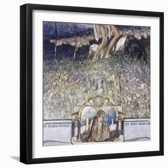 Austria, Vienna, Illustration of Dante Alighieri's Divine Comedy-null-Framed Giclee Print