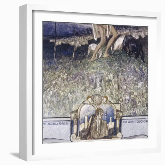 Austria, Vienna, Illustration of Dante Alighieri's Divine Comedy-null-Framed Giclee Print