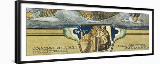 Austria, Vienna, Illustration of Dante Alighieri's Divine Comedy-null-Framed Premium Giclee Print