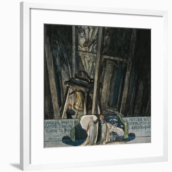 Austria, Vienna, Illustration of Dante Alighieri's Divine Comedy-null-Framed Giclee Print