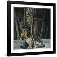 Austria, Vienna, Illustration of Dante Alighieri's Divine Comedy-null-Framed Giclee Print