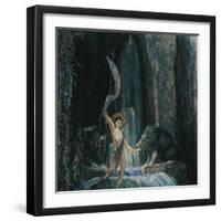 Austria, Vienna, Illustration of Dante Alighieri's Divine Comedy-null-Framed Giclee Print