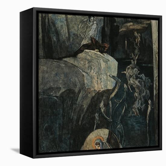 Austria, Vienna, Illustration of Dante Alighieri's Divine Comedy-null-Framed Stretched Canvas