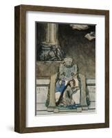 Austria, Vienna, Illustration of Dante Alighieri's Divine Comedy-null-Framed Giclee Print