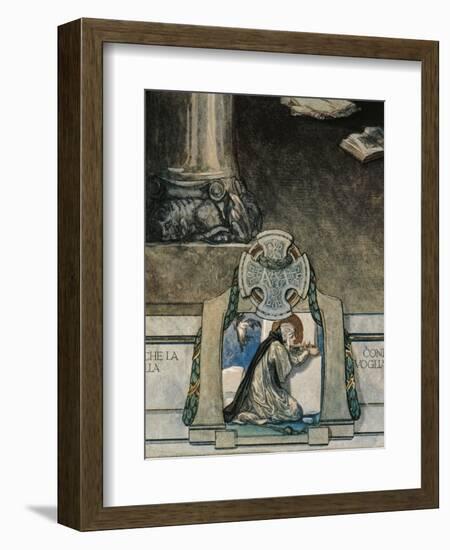 Austria, Vienna, Illustration of Dante Alighieri's Divine Comedy-null-Framed Giclee Print