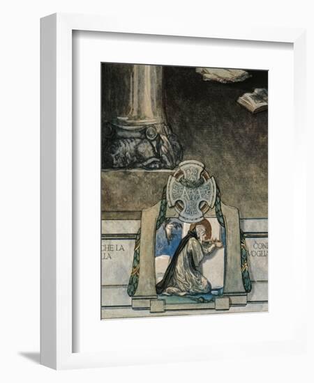 Austria, Vienna, Illustration of Dante Alighieri's Divine Comedy-null-Framed Giclee Print