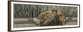 Austria, Vienna, Illustration of Dante Alighieri's Divine Comedy-null-Framed Premium Giclee Print