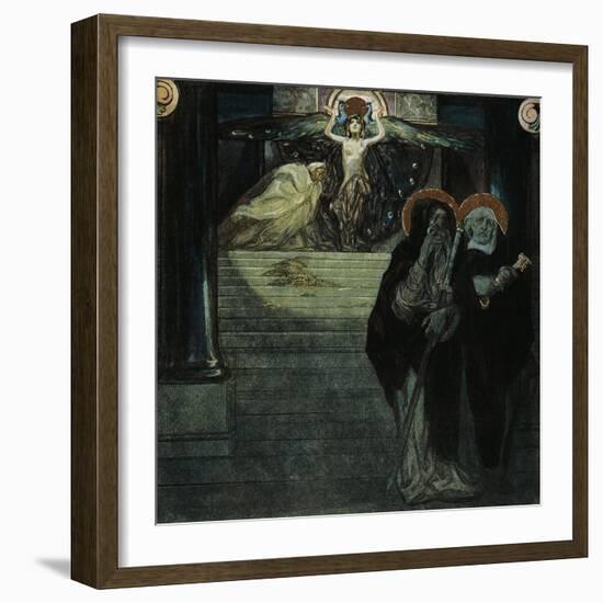 Austria, Vienna, Illustration of Dante Alighieri's Divine Comedy-null-Framed Giclee Print