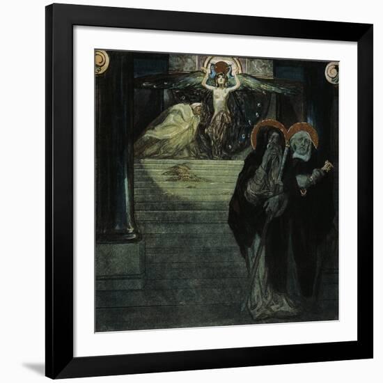 Austria, Vienna, Illustration of Dante Alighieri's Divine Comedy-null-Framed Giclee Print