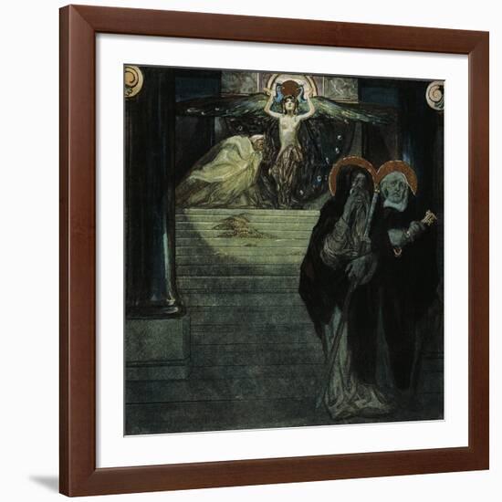 Austria, Vienna, Illustration of Dante Alighieri's Divine Comedy-null-Framed Giclee Print