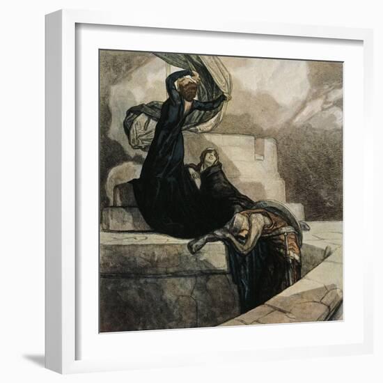 Austria, Vienna, Illustration of Dante Alighieri's Divine Comedy-null-Framed Giclee Print