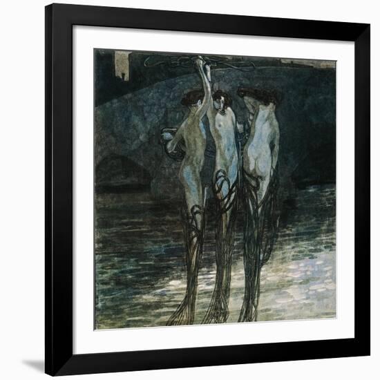 Austria, Vienna, Illustration of Dante Alighieri's Divine Comedy-null-Framed Giclee Print