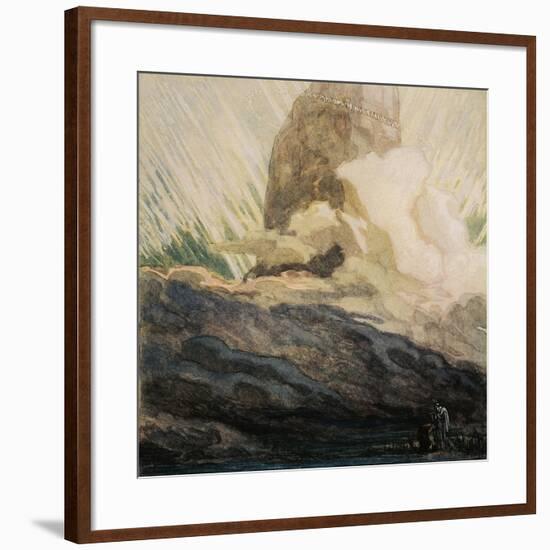 Austria, Vienna, Illustration of Dante Alighieri's Divine Comedy-null-Framed Giclee Print