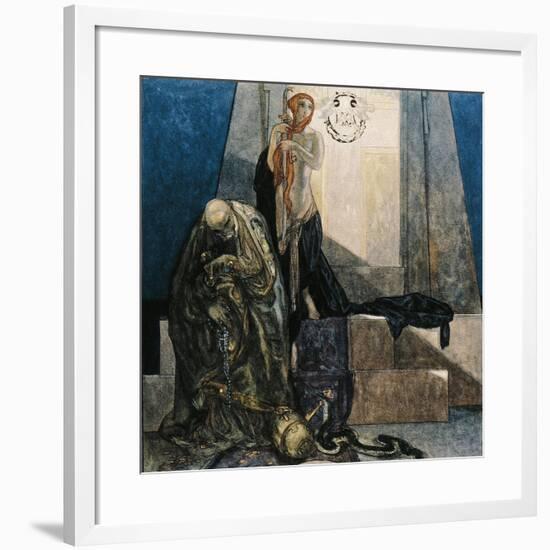 Austria, Vienna, Illustration of Dante Alighieri's Divine Comedy-null-Framed Giclee Print